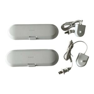 Philips Sonicare - Travel Case & Charger Bundle‎ (2-Sets) - White